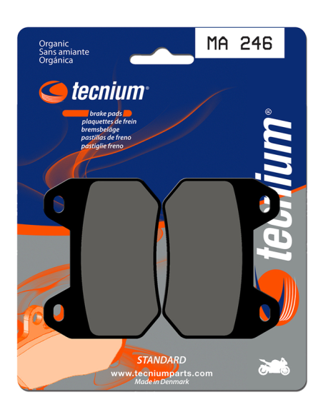 Plaquettes de frein arrière TECNIUM MA 246