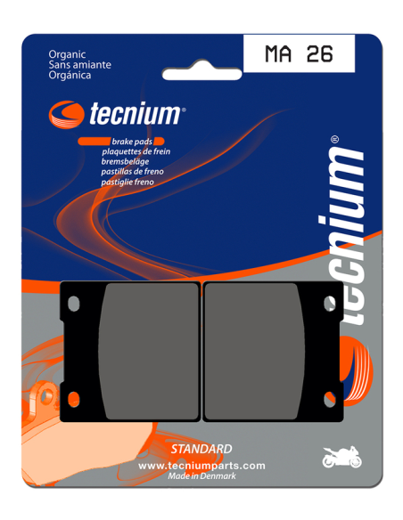 Plaquettes de frein avant TECNIUM MA 26