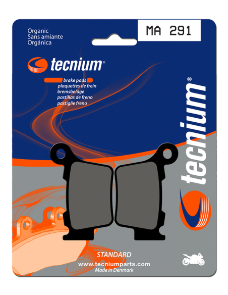 Plaquettes de frein avant/arrière TECNIUM MA 291
