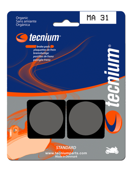Plaquettes de frein avant TECNIUM MA 31