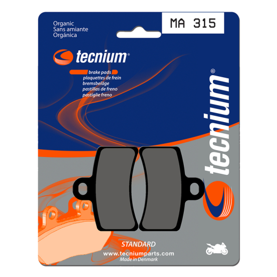 Plaquettes de frein avant/arrière TECNIUM MA 315