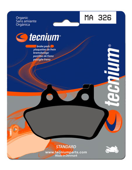 Plaquettes de frein avant/arrière TECNIUM MA 326
