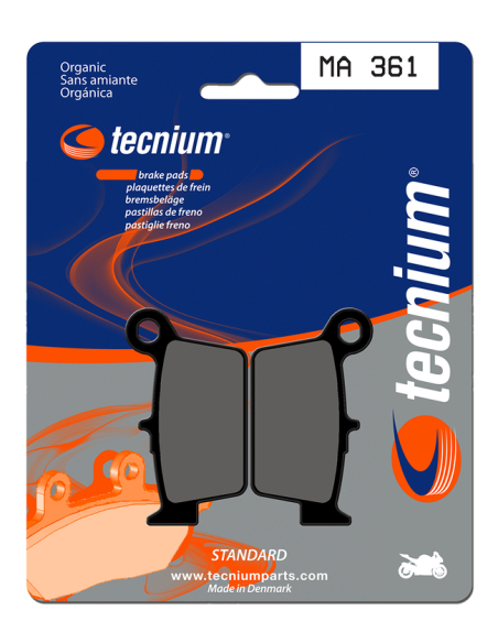 Plaquettes de frein arrière TECNIUM MA 361