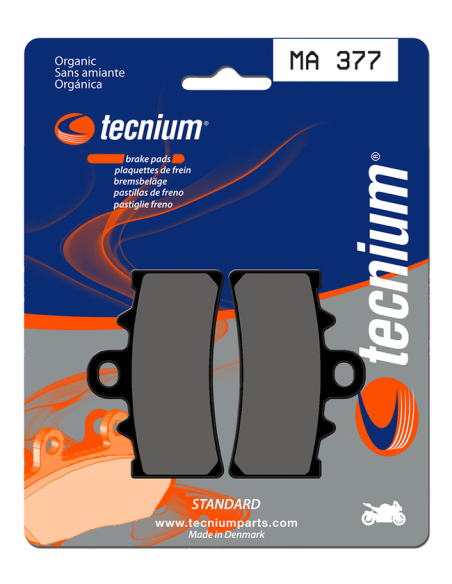 Plaquettes de frein avant TECNIUM MA 377