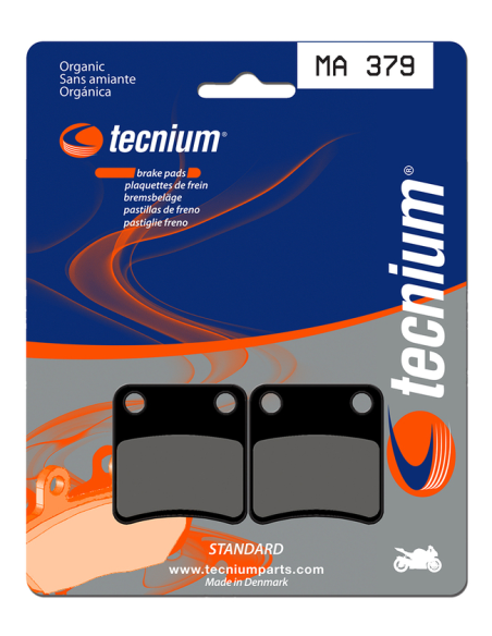 Plaquettes de frein avant/arrière TECNIUM MA 379