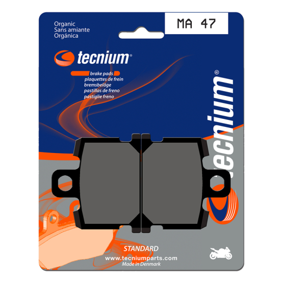 Plaquettes de frein avant/arrière TECNIUM MA 47