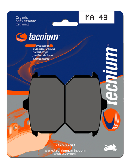Plaquettes de frein arrière TECNIUM MA 49