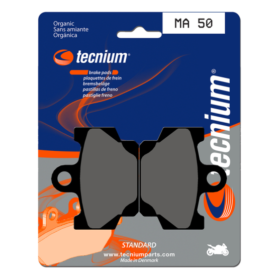 Plaquettes de frein avant/arrière TECNIUM MA 50