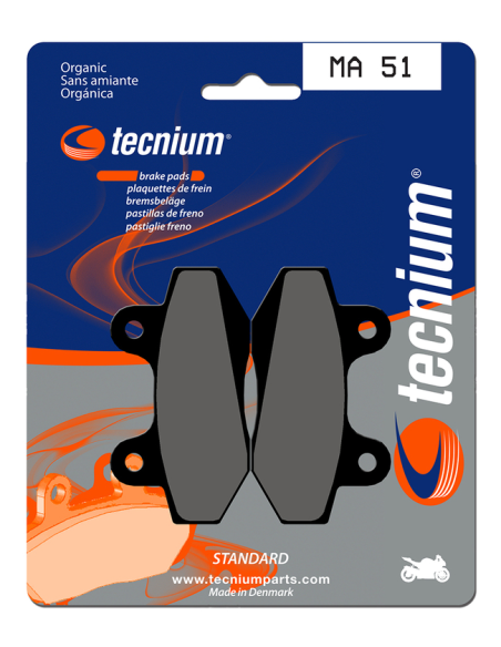 Plaquettes de frein avant TECNIUM MA 51