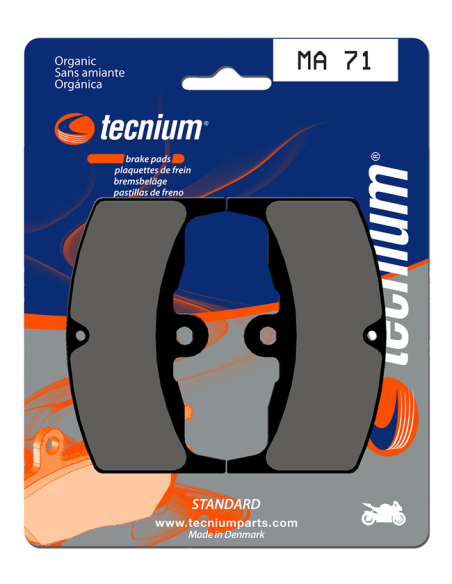 Plaquettes de frein arrière TECNIUM MA 71
