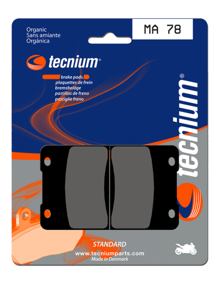 Plaquettes de frein avant TECNIUM MA 78