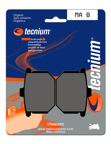 Plaquettes de frein avant TECNIUM MA 8