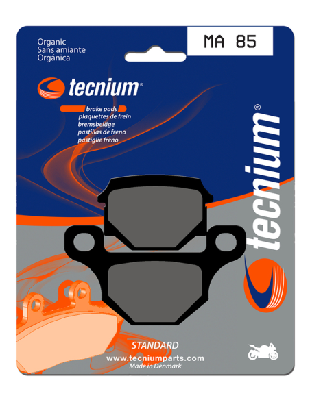 Plaquettes de frein avant/arrière TECNIUM MA 85