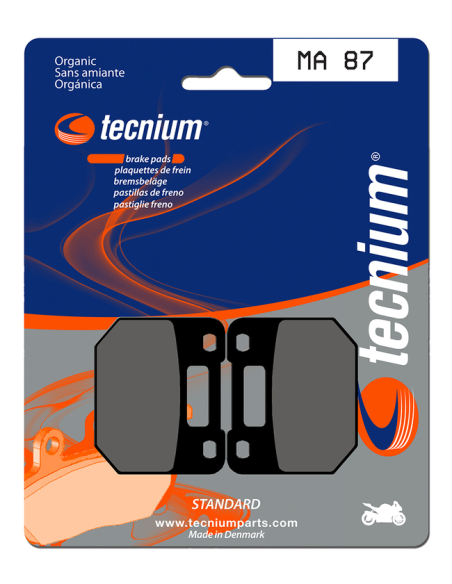 Plaquettes de frein avant TECNIUM MA 87