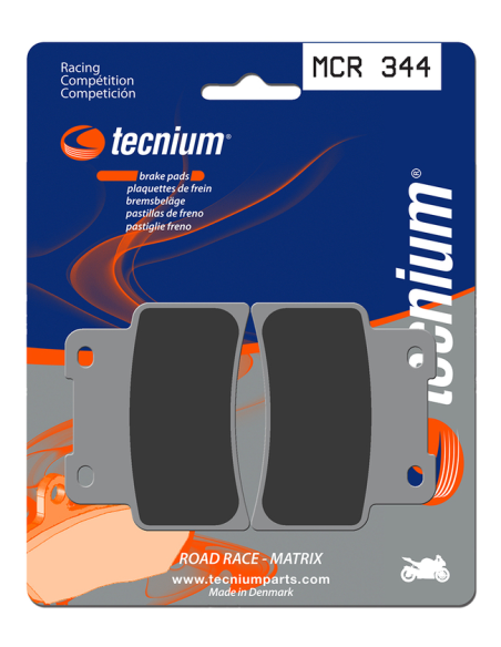 Plaquettes de frein avant TECNIUM MCR 344