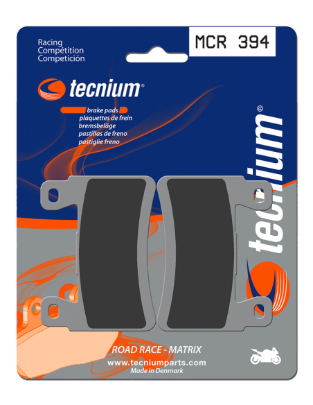 Plaquettes de frein avant TECNIUM MCR 394