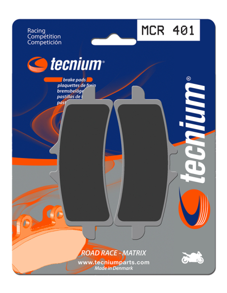 Plaquettes de frein avant TECNIUM MCR 401