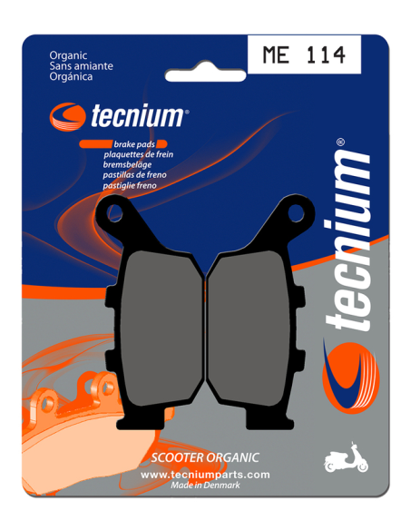 Plaquettes de frein arrière TECNIUM ME 114