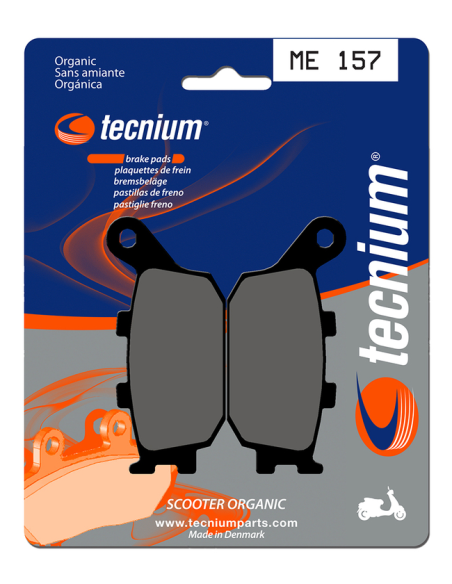 Plaquettes de frein avant/arrière TECNIUM ME 157