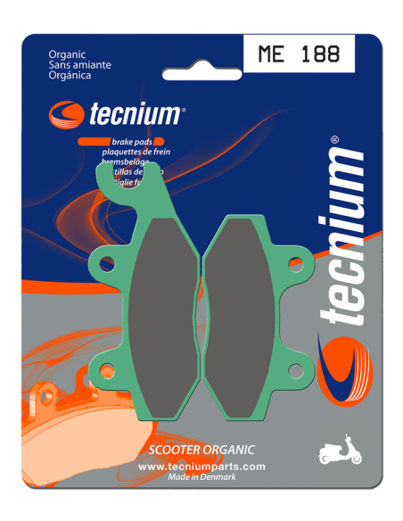 Plaquettes de frein avant/arrière TECNIUM ME 188