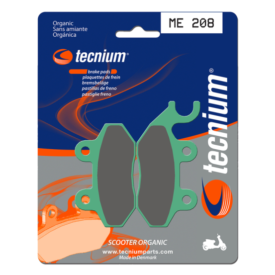 Plaquettes de frein avant/arrière TECNIUM ME 208