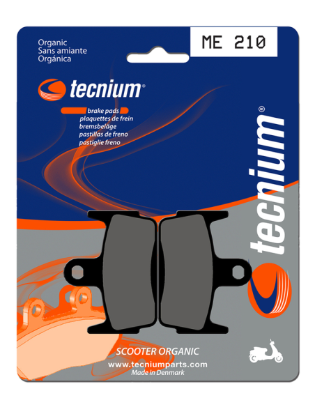 Plaquettes de frein arrière TECNIUM ME 210