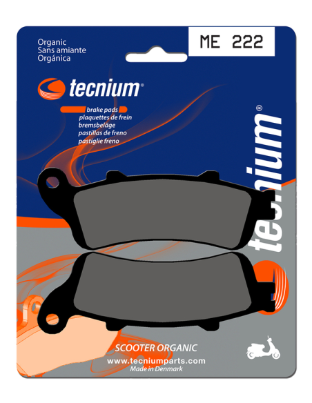 Plaquettes de frein avant TECNIUM ME 222