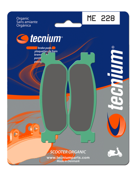 Plaquettes de frein avant TECNIUM ME 228