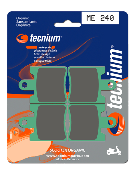 Plaquettes de frein avant TECNIUM ME 240