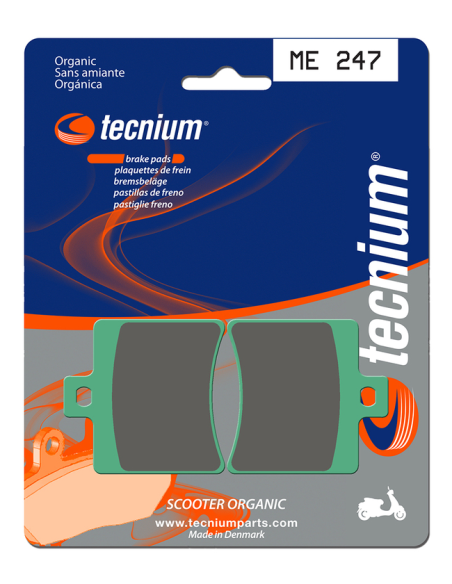 Plaquettes de frein arrière TECNIUM ME 247