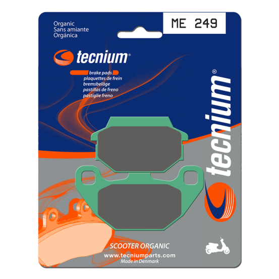 Plaquettes de frein avant/arrière TECNIUM ME 249