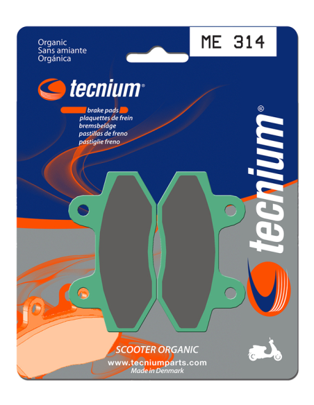 Plaquettes de frein avant TECNIUM ME 314