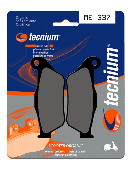 Plaquettes de frein avant TECNIUM ME 337