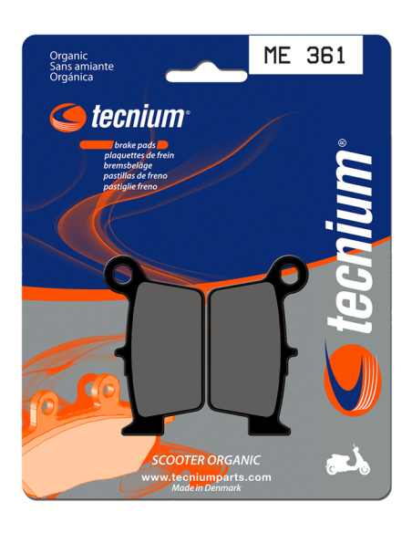 Plaquettes de frein arrière TECNIUM ME 361