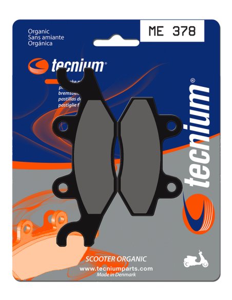 Plaquettes de frein avant TECNIUM ME 378