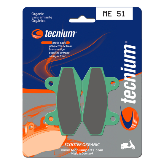 Plaquettes de frein avant/arrière TECNIUM ME 51