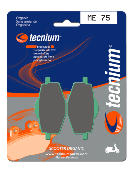 Plaquettes de frein avant/arrière TECNIUM ME 75