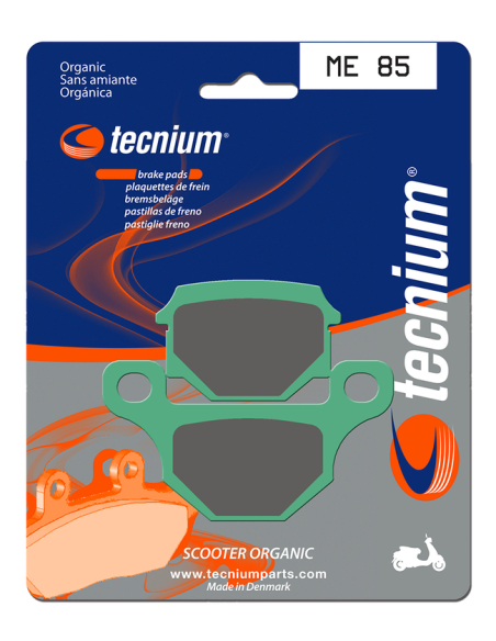 Plaquettes de frein avant/arrière TECNIUM ME 85