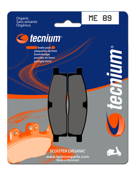 Plaquettes de frein avant TECNIUM ME 89