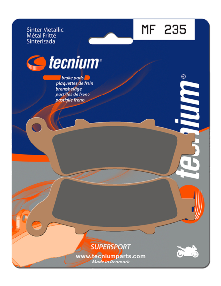 Plaquettes de frein avant TECNIUM MF 235