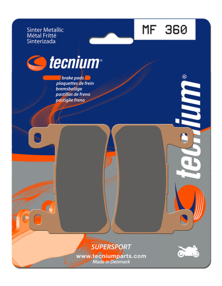 Plaquettes de frein avant TECNIUM MF 360