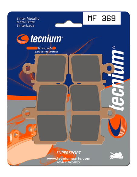 Plaquettes de frein avant TECNIUM MF 369