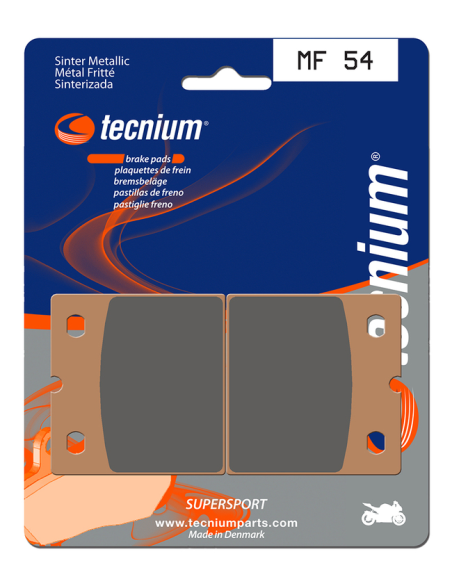Plaquettes de frein avant TECNIUM MF 54