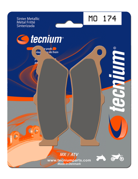 Plaquettes de frein avant TECNIUM MO 174
