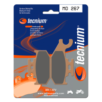 Plaquettes de frein avant/arrière TECNIUM MO 267