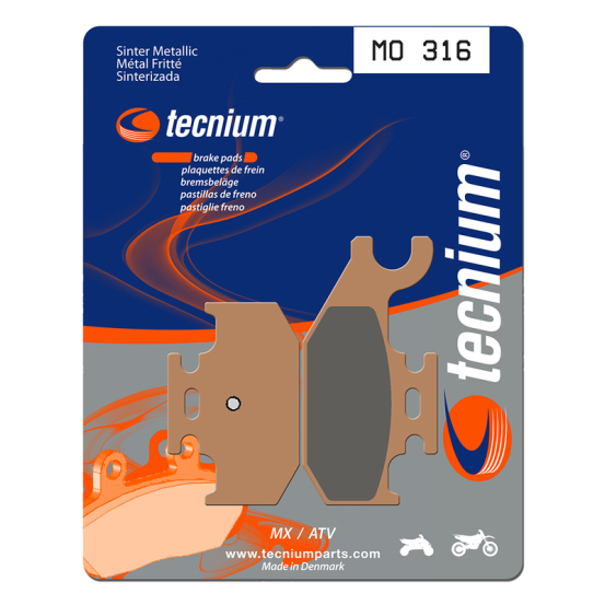 Plaquettes de frein arrière TECNIUM MO 316