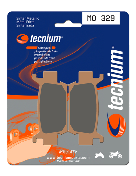 Plaquettes de frein avant/arrière TECNIUM MO 329