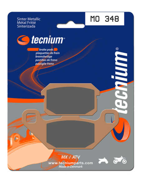 Plaquettes de frein arrière TECNIUM MO 348