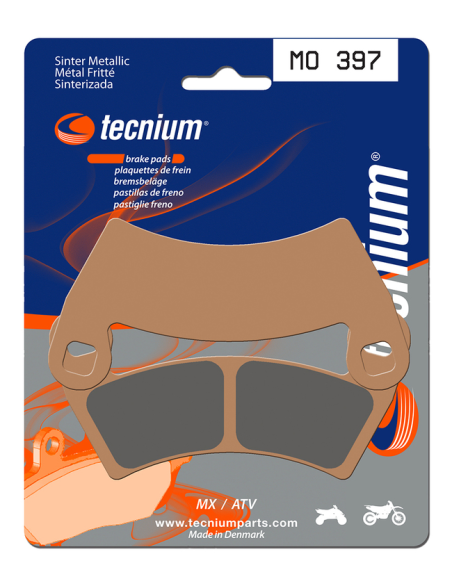 Plaquettes de frein avant TECNIUM MO 397