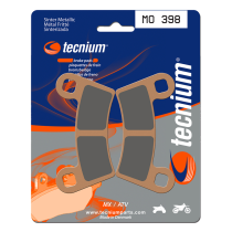 Plaquettes de frein avant/arrière TECNIUM MO 398